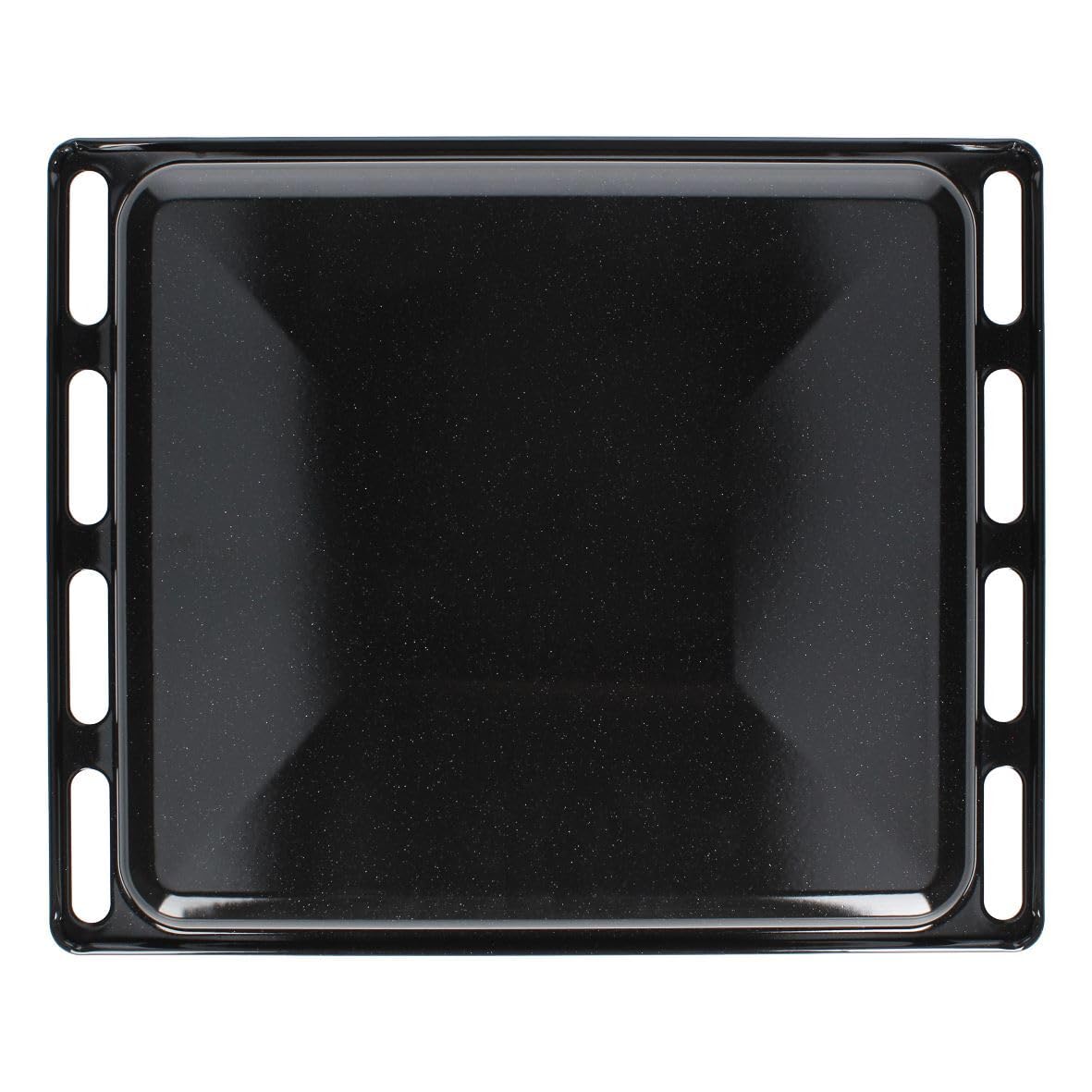 Baking sheet cake pan, grease tray 446x365x56mm enameled oven stove Indesit Hotpoint C00099622 also Whirlpool 482000022808 for FB970C C65SP6 K6C11 FD960P FT850 SE651X CI56HW FZ1022 C60DTX