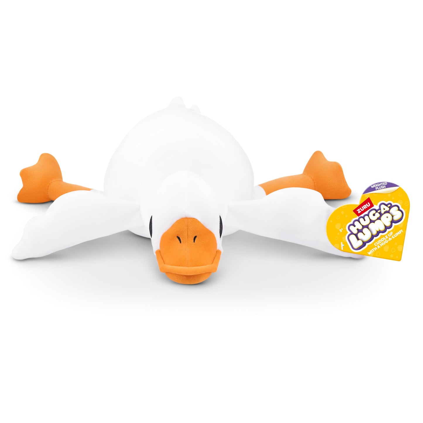 Hug-A-Lumps, cuddly soft calming plush toy, weighted plush toy 1.5 kg (35 cm), Mav(Goose) by ZURU, Mother's Day gift