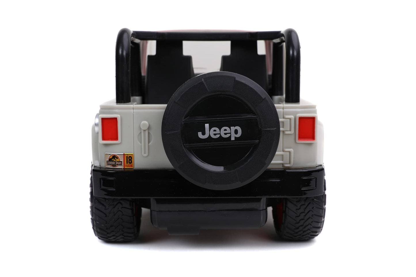 Jurassic Park RC Jeep Wrangler 1:16, RC car, RC toy, RC car for children, known from the movie series.