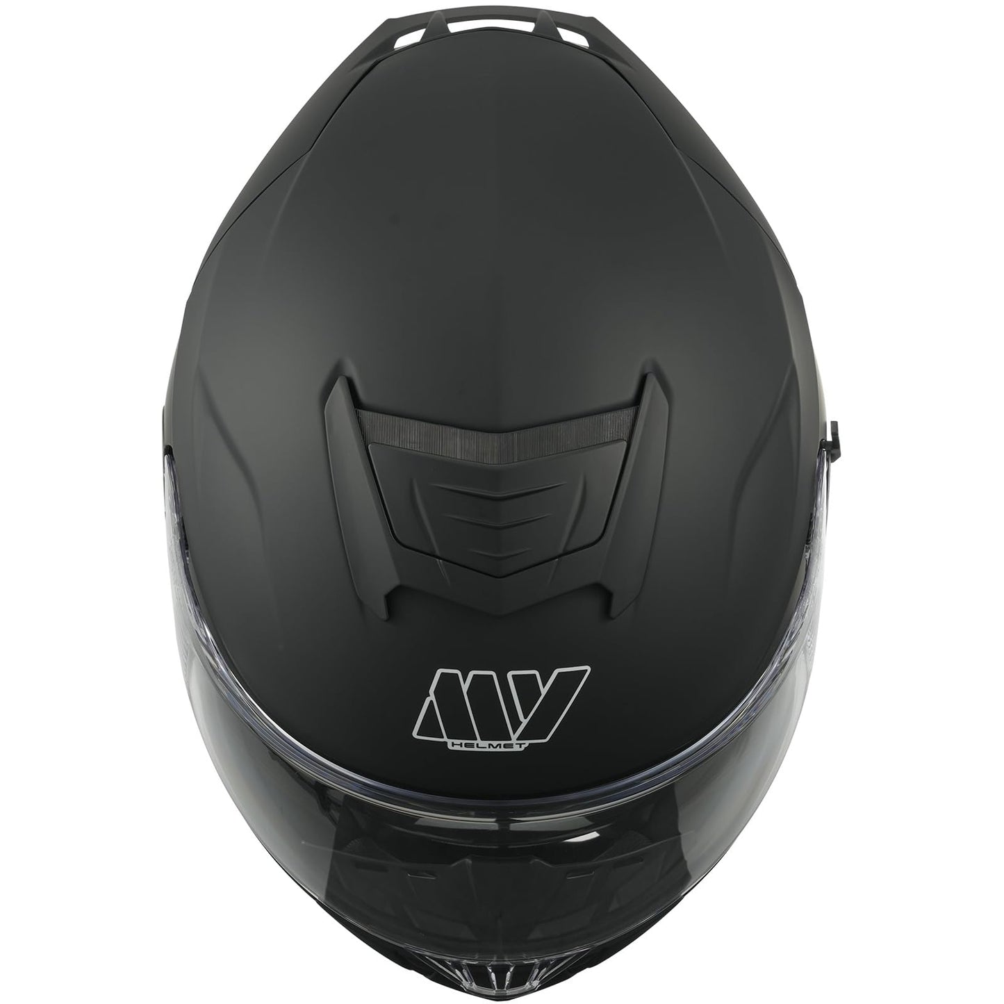 MY Motorcycle Full Face Helmet with Sun Visor for Men and Women, ECE 22.06 Approved, Model MY-936 (Matte Black, XS)