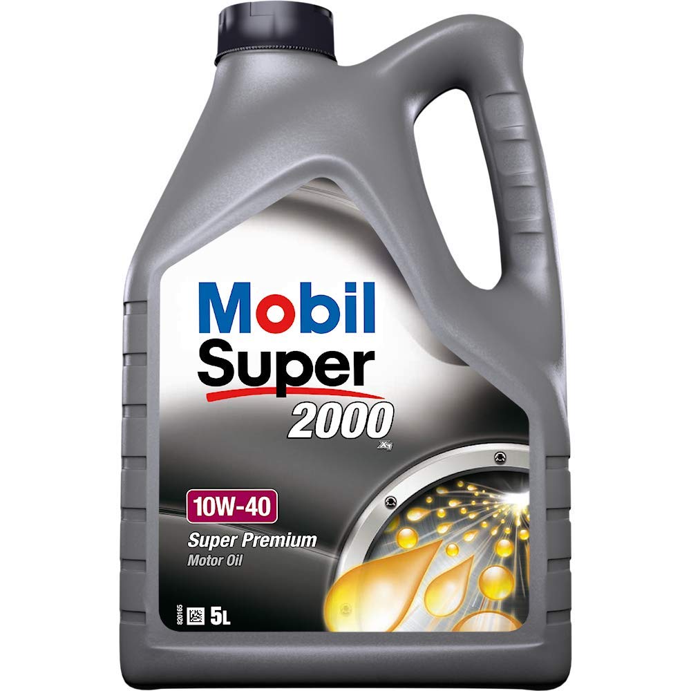 Original MANN-FILTER oil filter W 719/30 - For cars and commercial vehicles + Mobil Super 2000 X1 10W-40 engine oil, 5L