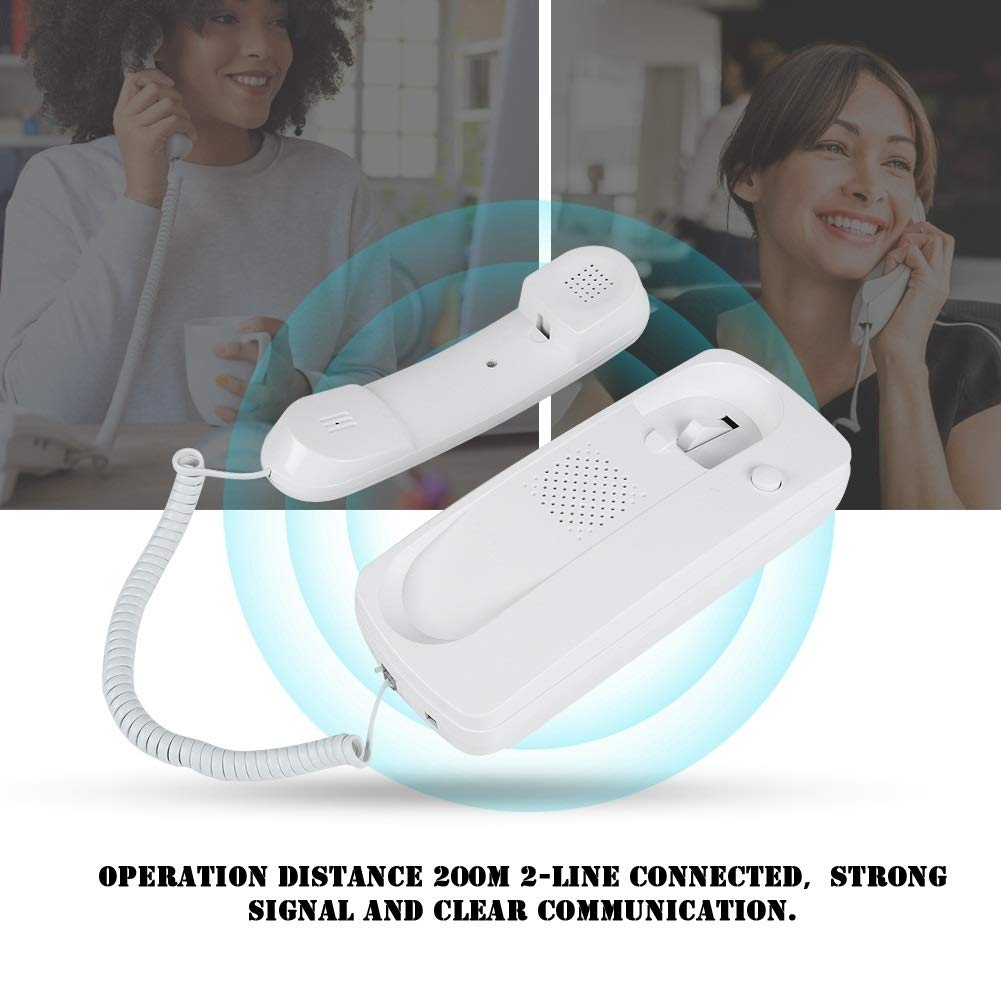 MAGT intercom, two-way audio door intercom, universal, bi-directional, wired, intercom system, for office families.