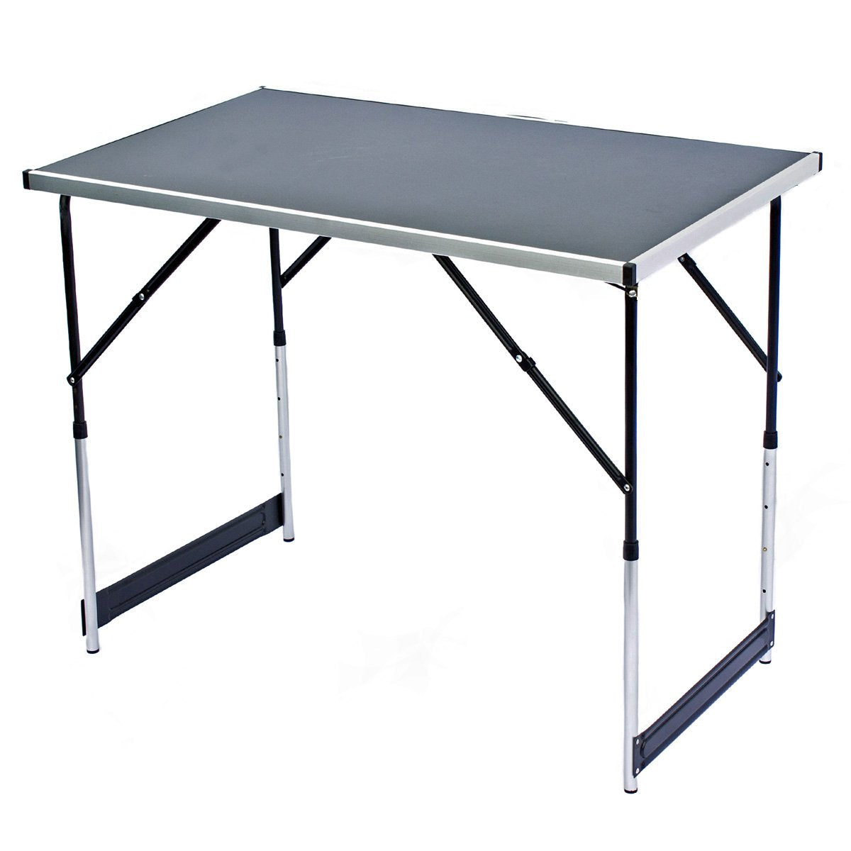 GOODS+GADGETS Folding Multifunction Table Multipurpose Camping Table Foldable Market Table Adjustable Wallpapering Table Side Table for camping in the garden for festivals markets and more.