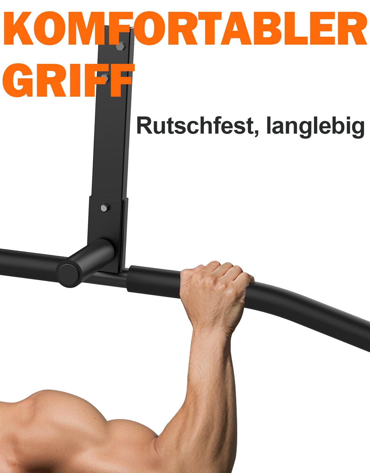 Fitarc Pull Up Bar Joist Mounted Chin Up Bar Bracket, Home Gym, Workout, Strength Training Equipment.