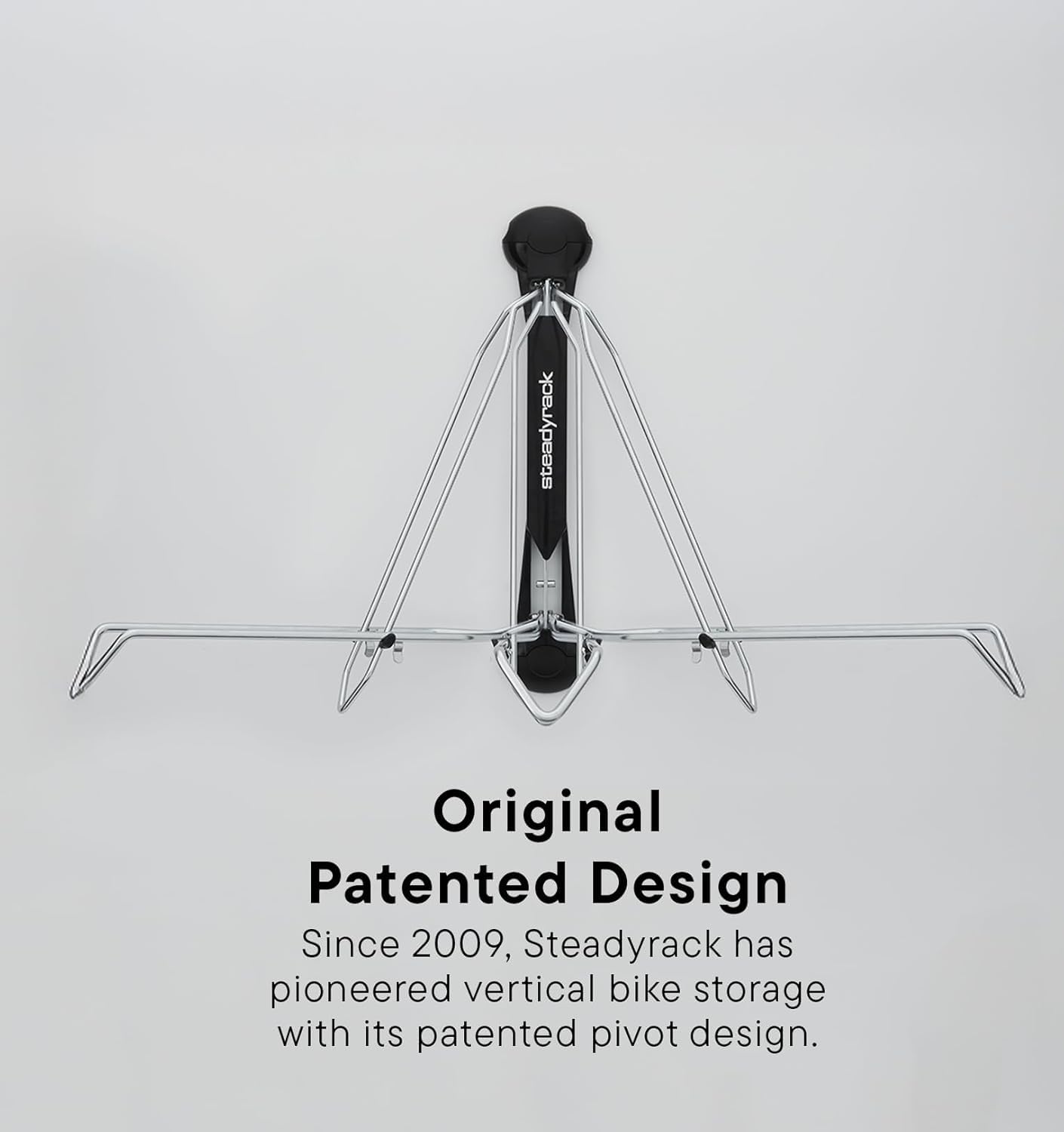 Steadyrack Bike Wall Mount - Classic Rack - Vertical bike wall mount for storage solution in your home, garage, or bike park.