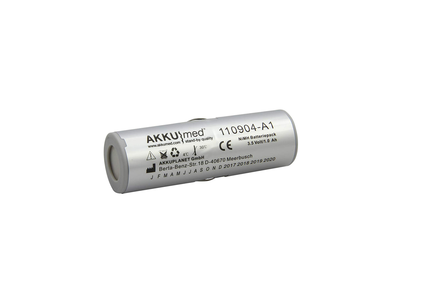 Akkumed NiMH battery compatible with Heine X-02.99.382, X-002.99.382.