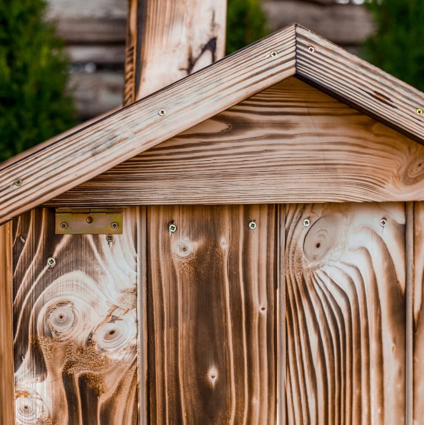 Smokehouse wood impregnated smoker cabinet garden 50 x 50 x 70 cm.