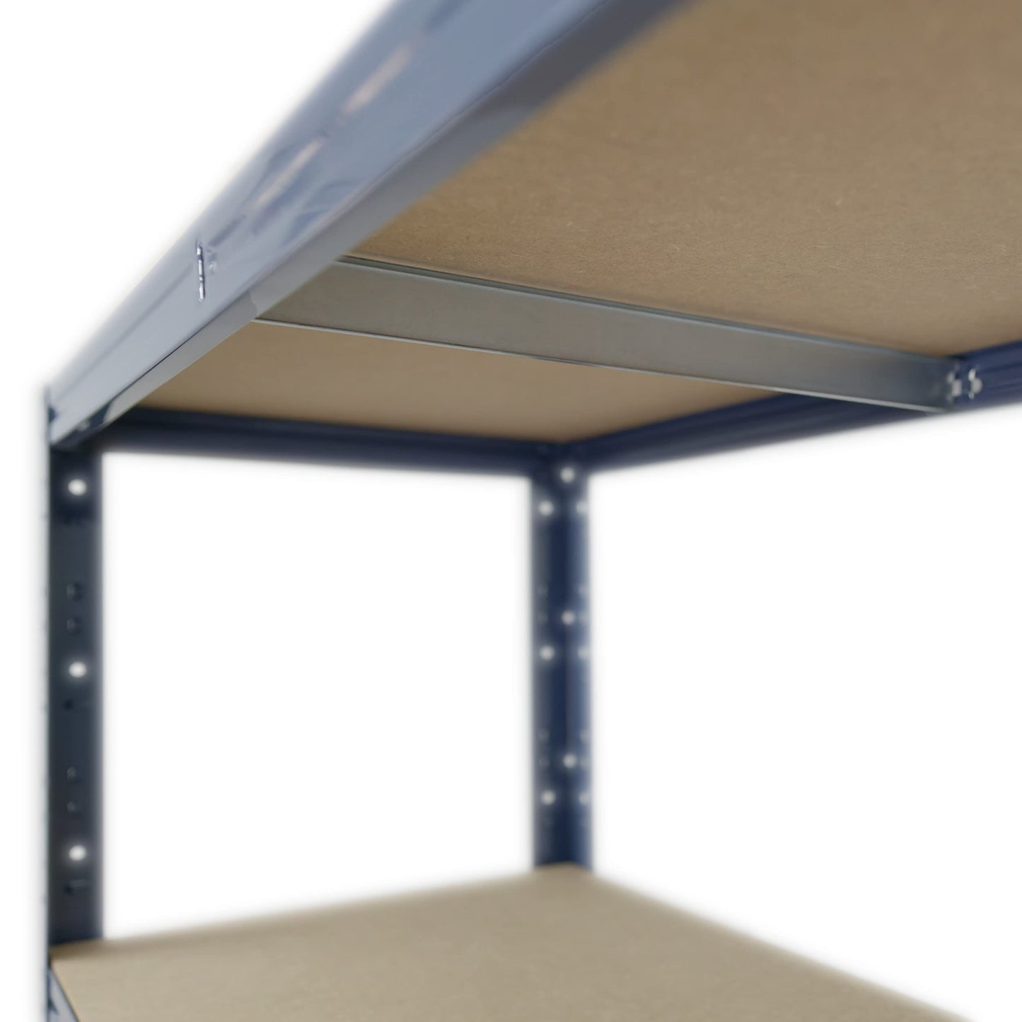 shelfplaza® 100x40x40cm HOME heavy duty shelf blue/metal shelf with 3 shelves/cellar shelf metal, garage shelf, workshop shelf or storage shelf/metal boltless shelf with 175kg load capacity