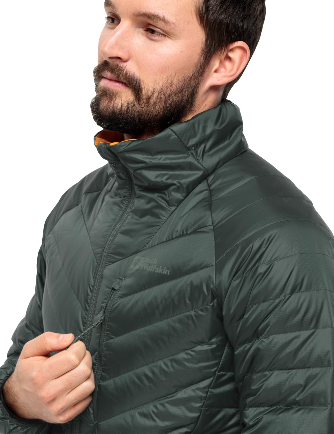 Jack Wolfskin Men's PASSAMANI DOWN JKT M Down Jacket, Black Olive, L