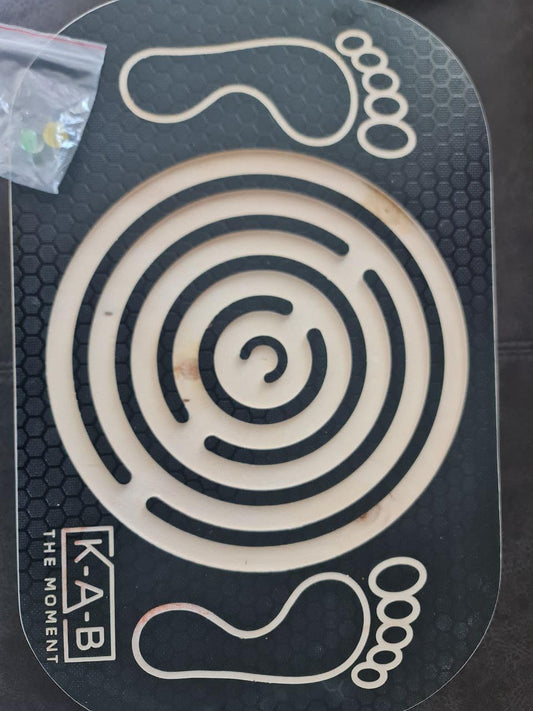 Balance board with labyrinth, wooden balance board, wobble board, board for yoga and exercise, balance, coordination, wooden toy, wobble board for kids, toddlers, teens, adults.