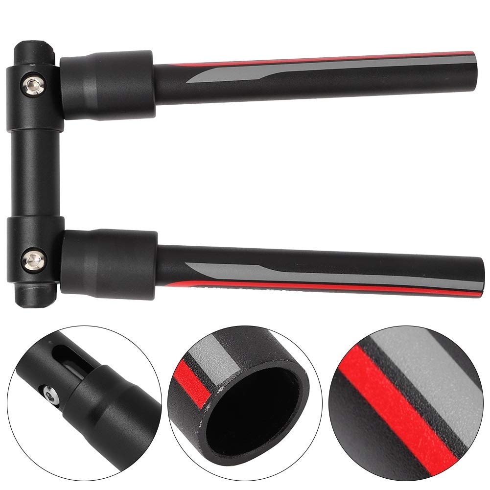 MAGT Bike Handlebar, Folding Quick Release Bicycle Handlebar DIY Replacement Accessory for Road Bike Mountain Bike Scooter 31.8mm/25.4mm