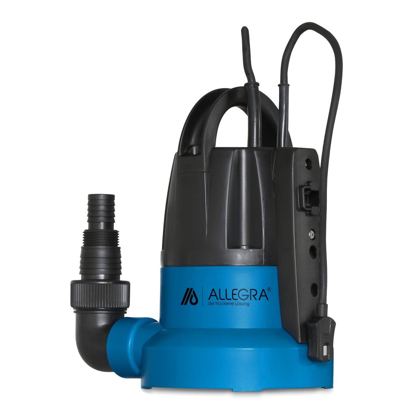 ALLEGRA Submersible Pump FSP 7000 | 7000 l/h | 400W power, dirty water pump, max. delivery head 8m, 10m connection cable, max. suction height 7m, submersible pump, garden pump