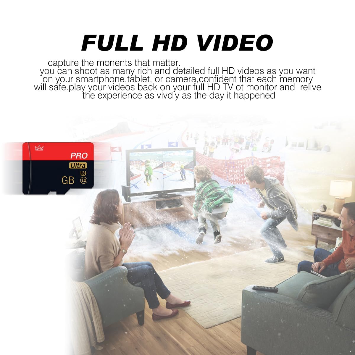 512GB Micro SD Card Class 10 Memory Card High Speed Mini SD Card with Adapter for Computer, Tachograph, Tablet, Drone.
