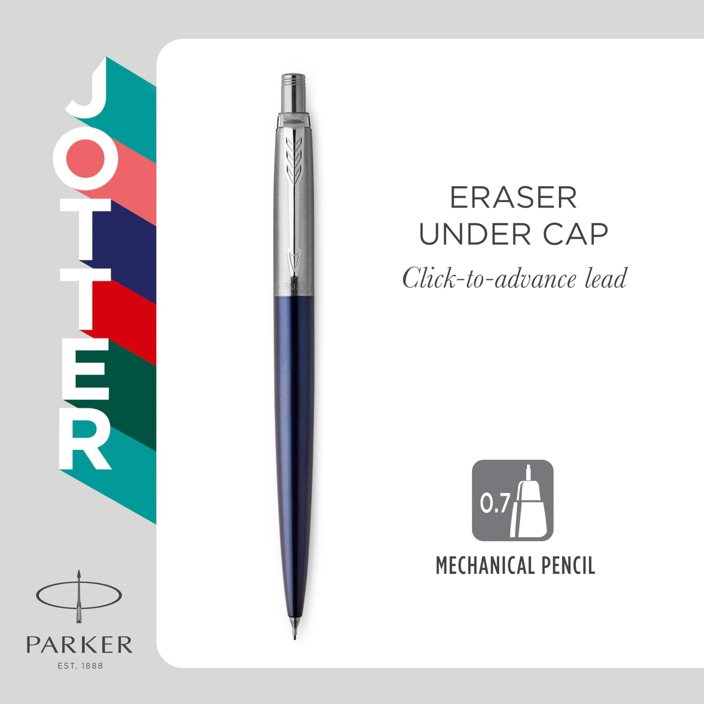Parker Jotter Originals Trio Pen Gift Set | Ballpoint, Gel, & Mechanical Pencil | Made from 55% recycled materials | Perfect gifts for college or school graduation