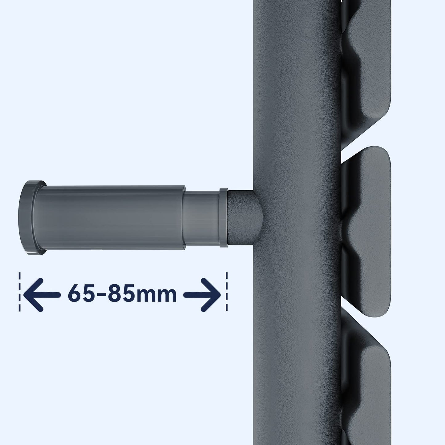 SONNI Flat Panel Towel Radiator 762 x 500 mm Anthracite Towel Warmer Side Connection Towel Heater 679W