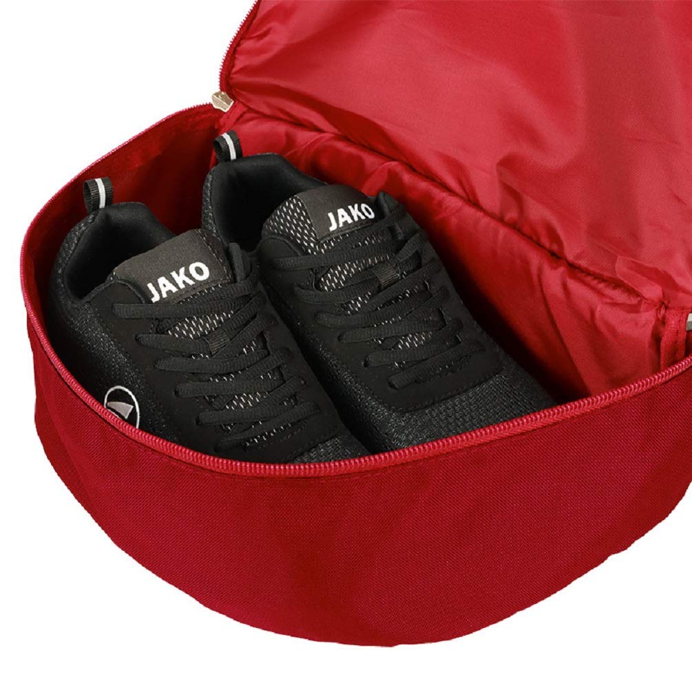 JAKO Unisex Backpack Striker, Red, EMPTY/NO SIZE