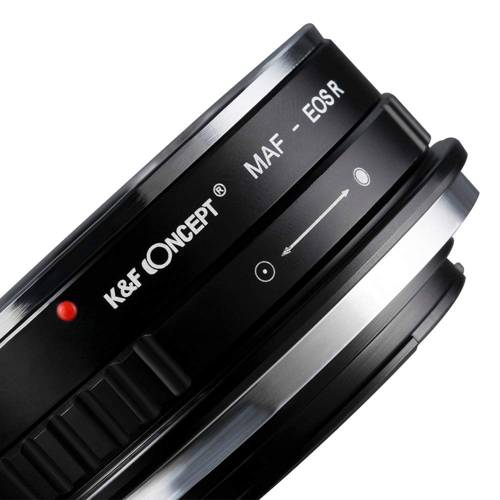 K&F CONCEPT MAF to EOS R lens adapter is compatible with Sony Alpha A Mount (and Minolta AF) lenses on EOS R cameras.