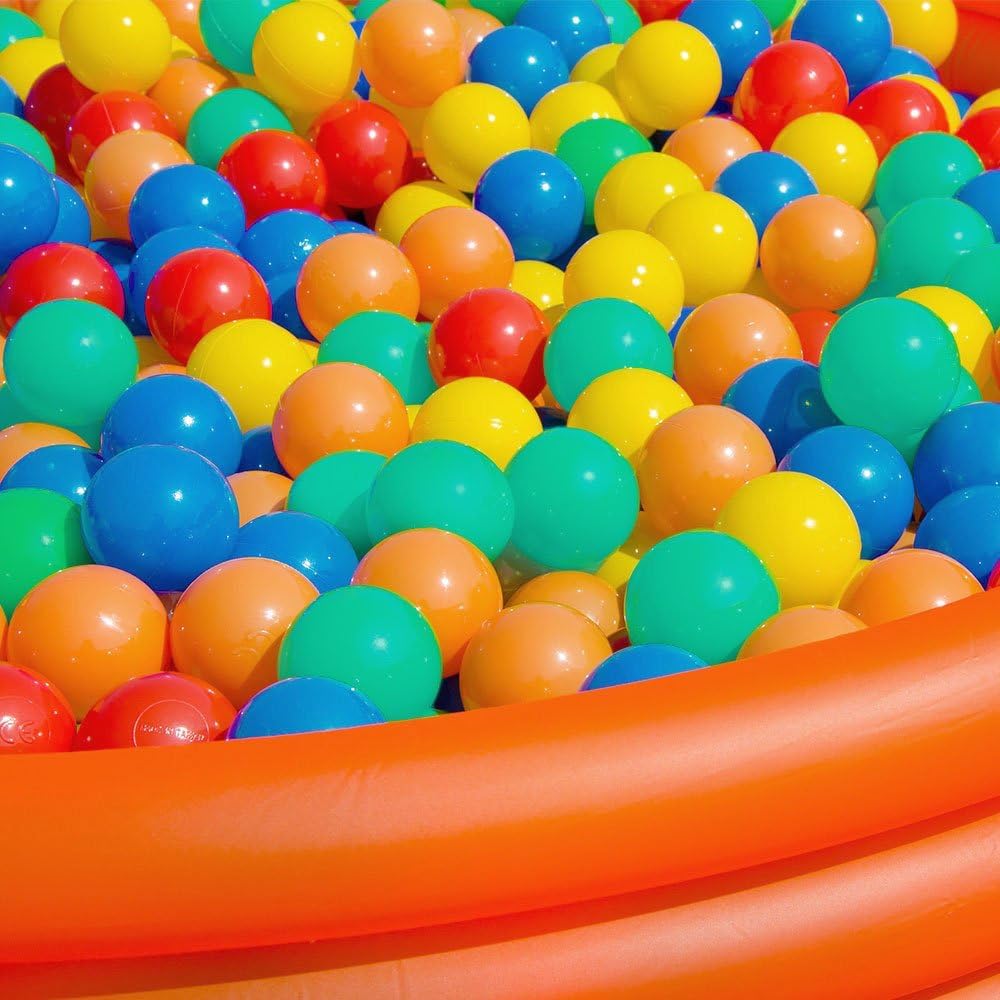 Martom Colorful Balls for Ball Pit 7/6cm Baby Balls Plastic Balls Baby Play Balls 100-2000 Pieces (6cm, 200 Pieces)