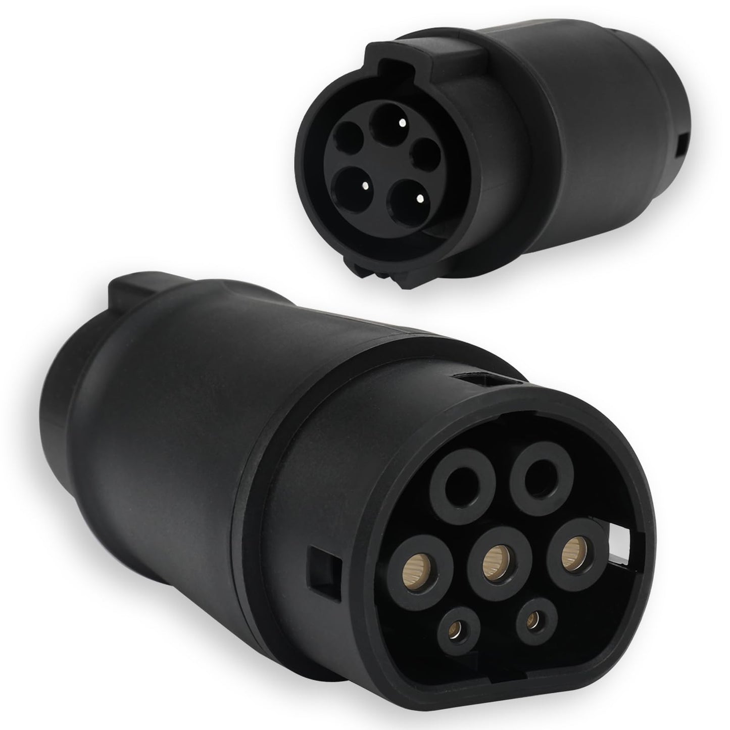 Opaltool EV Charging Cable Car Charger Adapter Type 1 to Type 2, 32A SAE J1772 to IEC 62196 (Mennekes) Car Charger Converter Electric Vehicle Charging Adapter