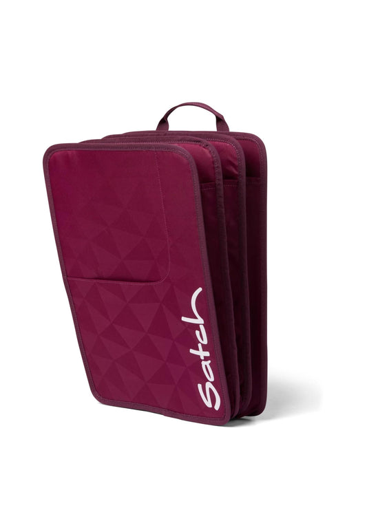Satch folder box for school backpacks, including handle and three compartments, high-quality and lightweight. Folder box Triple Flex Purple - Purple.