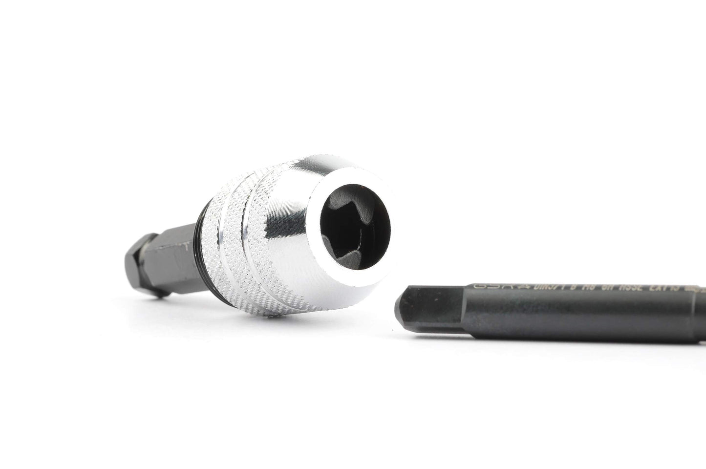 GSR Thread Cutting Adapter M5-M12 | Tool holder with 3/8" hexagon shank & square drive | For all common cordless drill/drivers | Clamping range 5-9mm | Accessories for manual tap wrenches