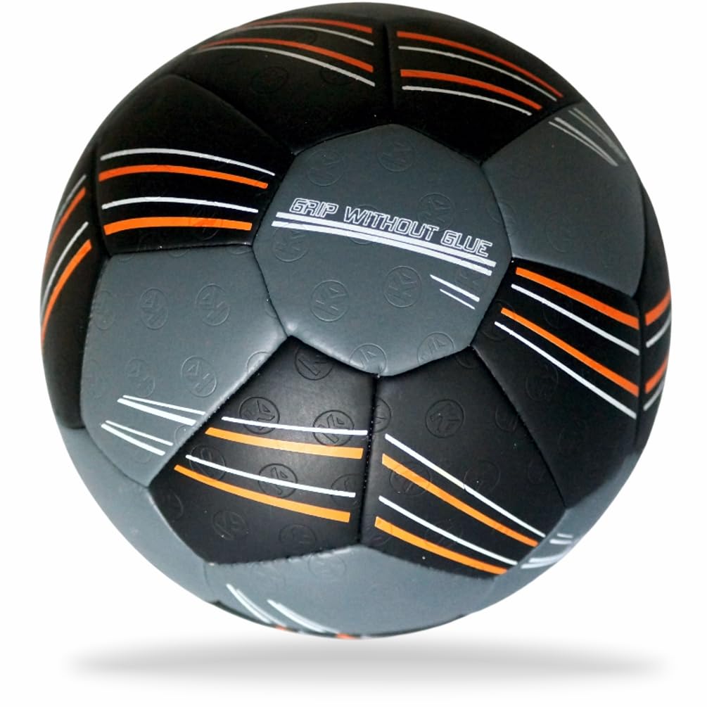 Kempa Spectrum Synergy Plus Handball training and game ball with unique 30-panel construction - black/anthra - size 3
