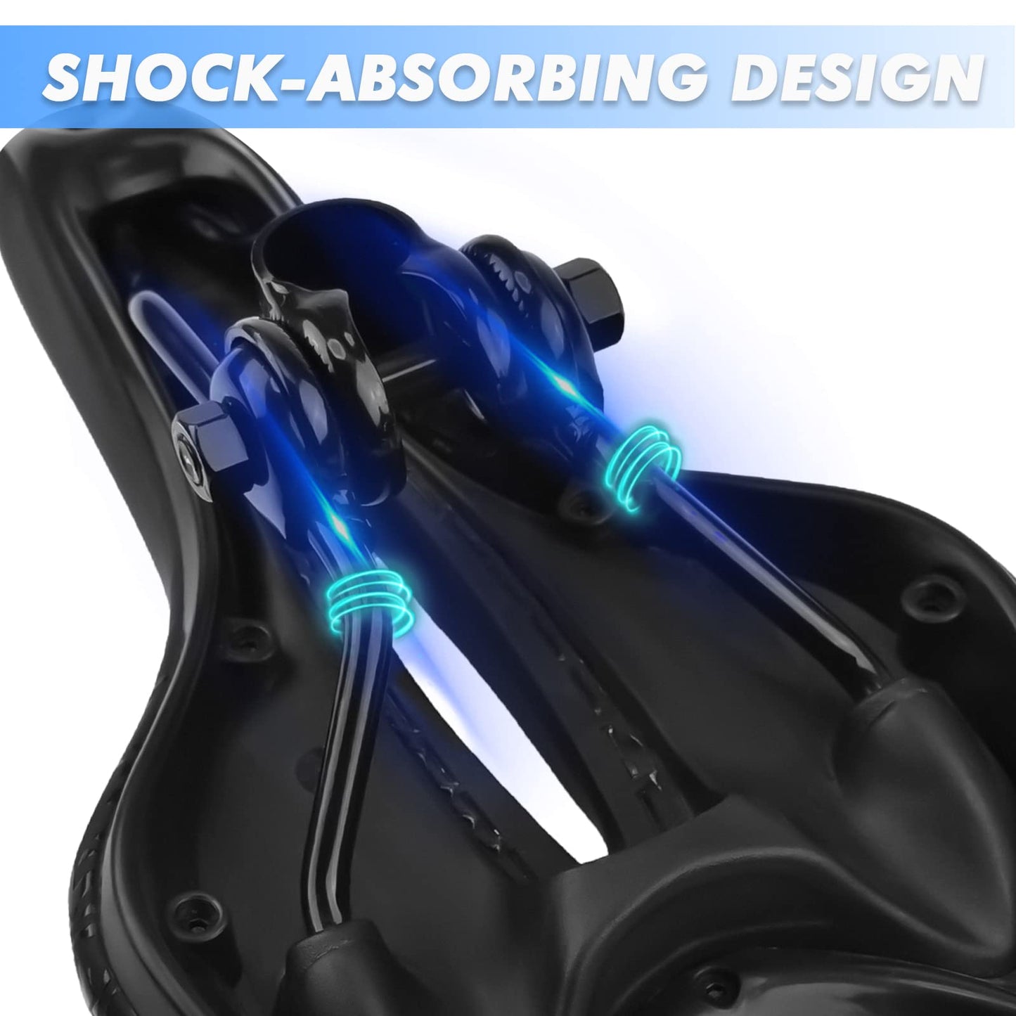 Comfortable men's bicycle saddle, gel MTB saddle for men & women, bike seats with waterproof cover hollow road bike saddle mountain bike accessory.