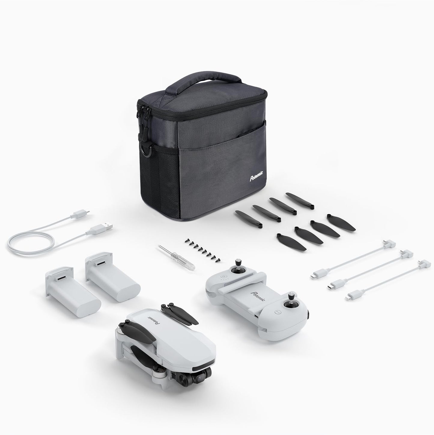 Potensic ATOM SE GPS Drone with 4K EIS Camera, 2 batteries 62 min flight time, under 249g, C0, 4KM FPV transmission, Brushless motor, Max.16m/s, Follow-Me/auto return, for beginner adults.
