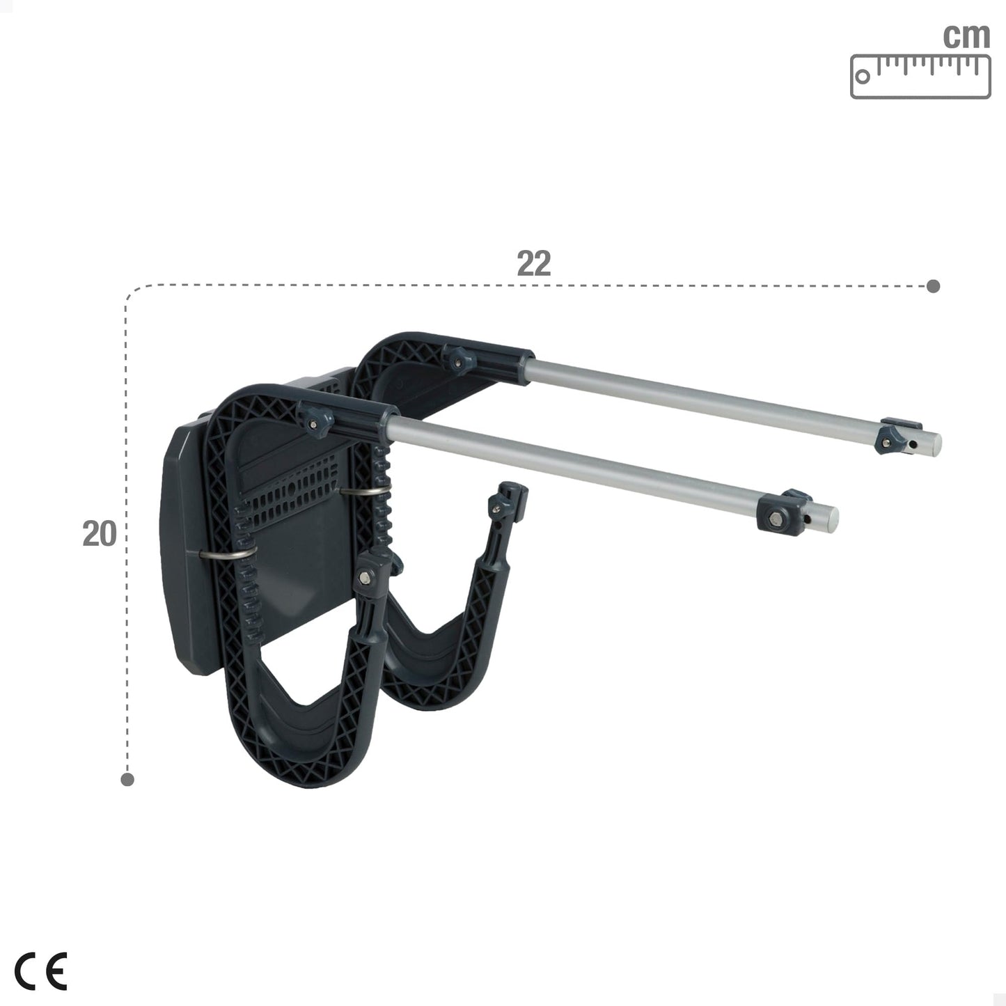 Intex 68624EP Motor Mount Kit, outboard motor mount, for up to 3.0 HP motors, metal