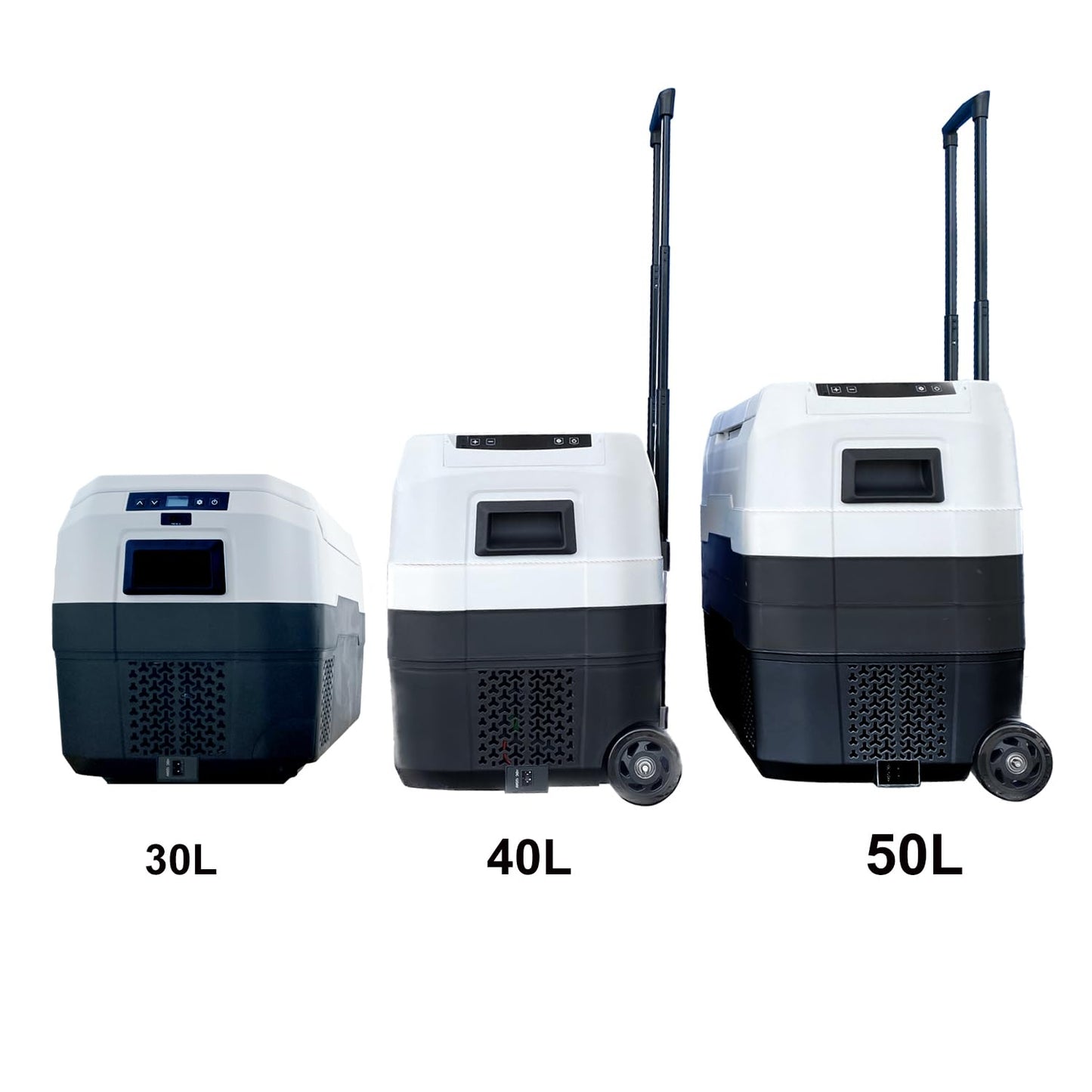RGBer® AXR Series, 30-liter car cooler with compressor, compressor cooler, camping refrigerator, car cooler, cooler with 12v and 230v, car cooler with power outlet
