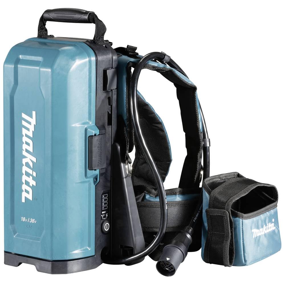 Makita 191A64-2 PDC01 Portable Power Supply, IPX4 Waterproof, Adjustable Hip Belt, Blue