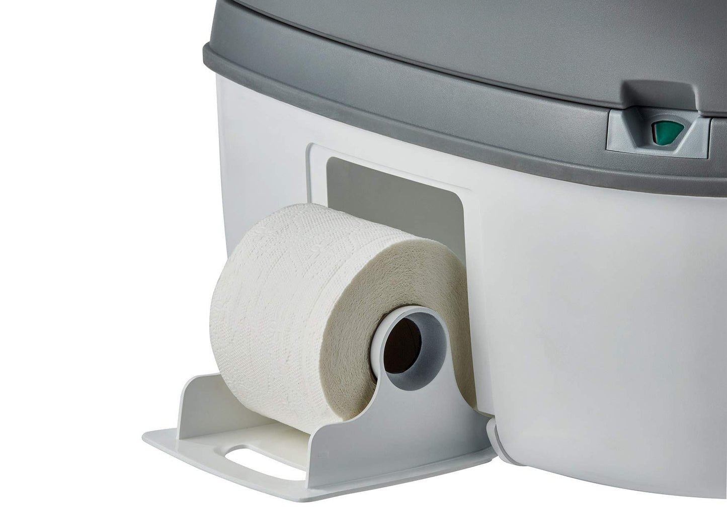 Enders Camping Toilet SUPREME Mobile WC Chemical Toilet, integrated holder for toilet paper, flush and waste tank, with ventilation button, comfortable seating height of 44cm #4999