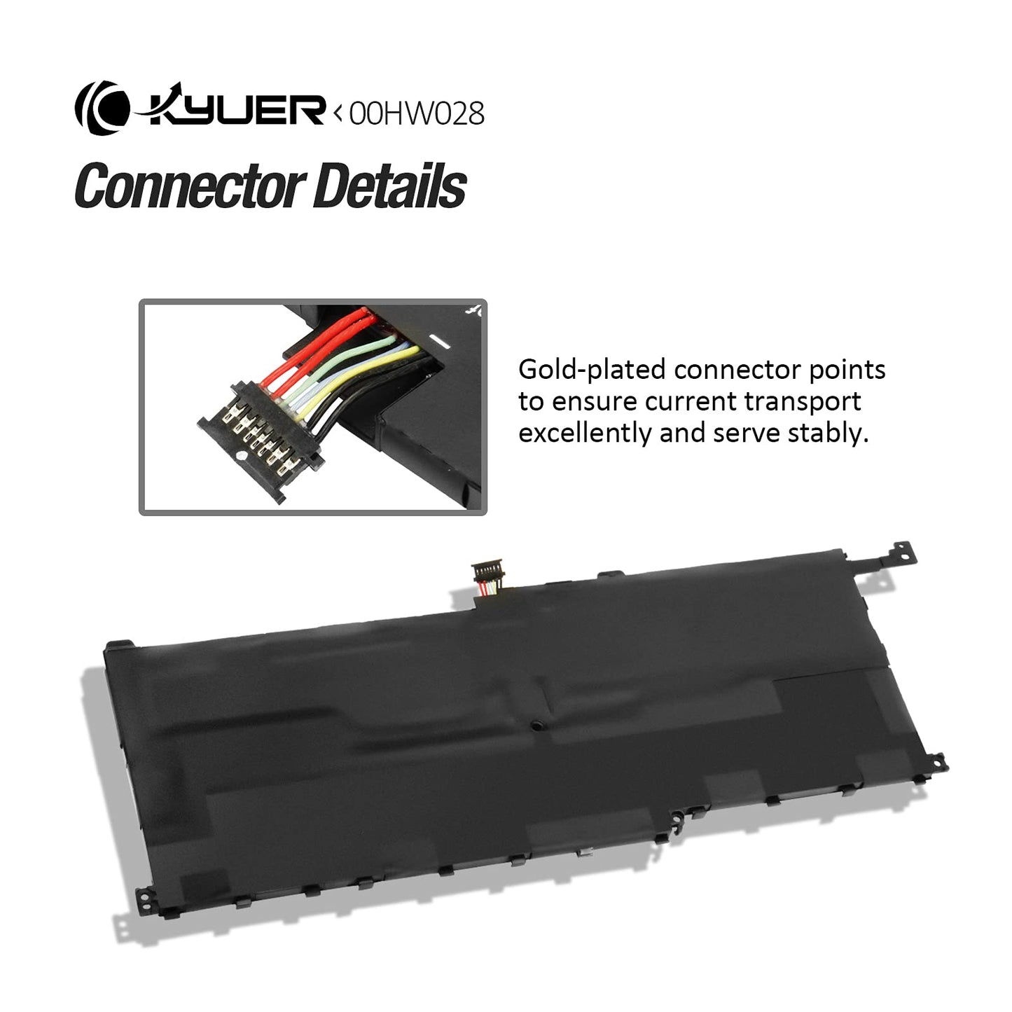 K KYUER 00HW028 01AV458 laptop battery for Lenovo ThinkPad X1 Yoga 2016 2017 1st 2nd/Thinkpad X1 Carbon 2016 4th Gen 20FB 20FC 20FQ 20FR 20JD 20JE 00HW029 01AV457 01AV441 01AV410 01AV444 01AV438 01AV439