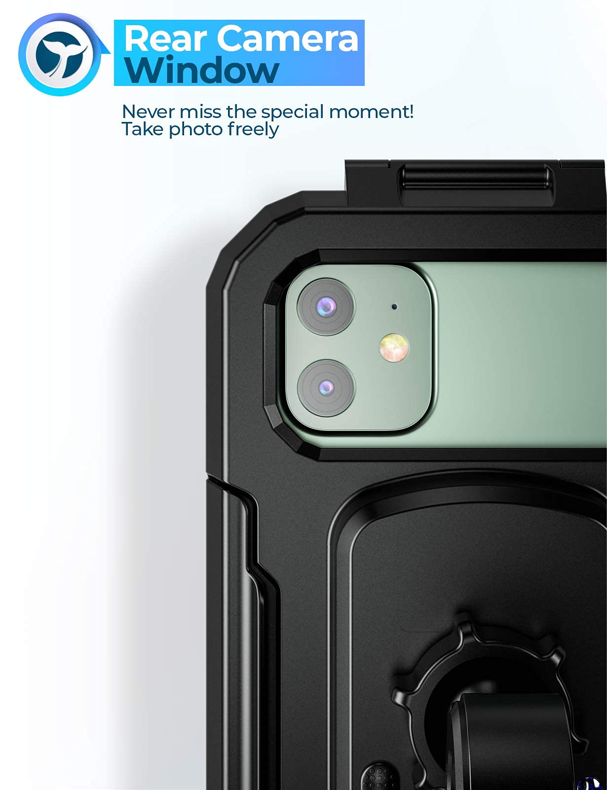 Orcas motorcycle phone holder Waterproof - for mountain bike, scooter, e-bike, MTB 360° adjustable, 6 inches to 7 inches Mobile holder for cycling, Fits iPhone Xr Max, Samsung Note
