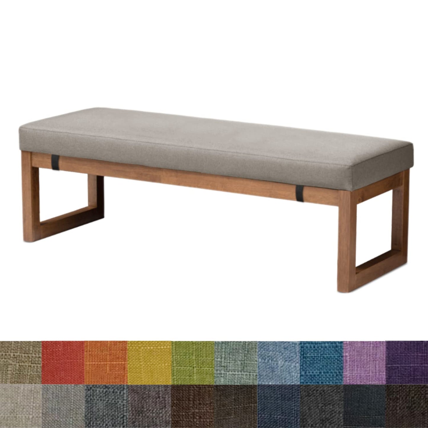 Kimgull Bank pad seat cushion bench bench cushion seat cushion bench cushion bench pad cushion for benches cushion pad for kitchen bench garden bench dining bench (120X40X5CM Gray)