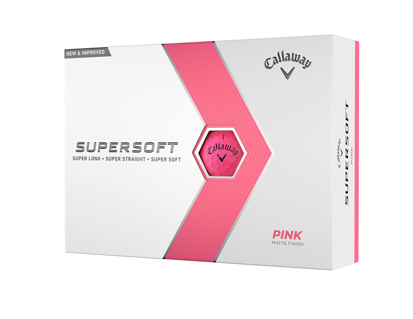 Callaway Supersoft Golf Balls, 12-Pack, Pink