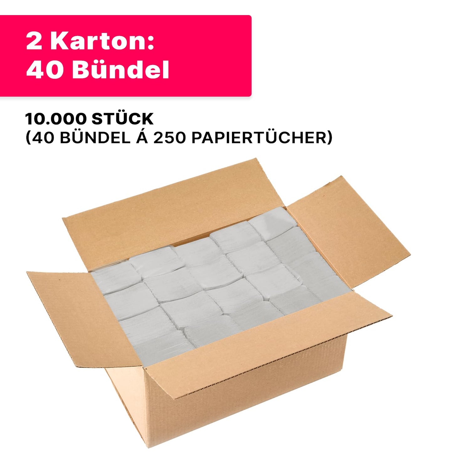 10000x ARNOMED® paper towels 25x23cm, towel paper, zigzag fold paper towels for paper towel dispenser, recycled folded towels, paper towels, disposable towels, disposable hand towels tissue.