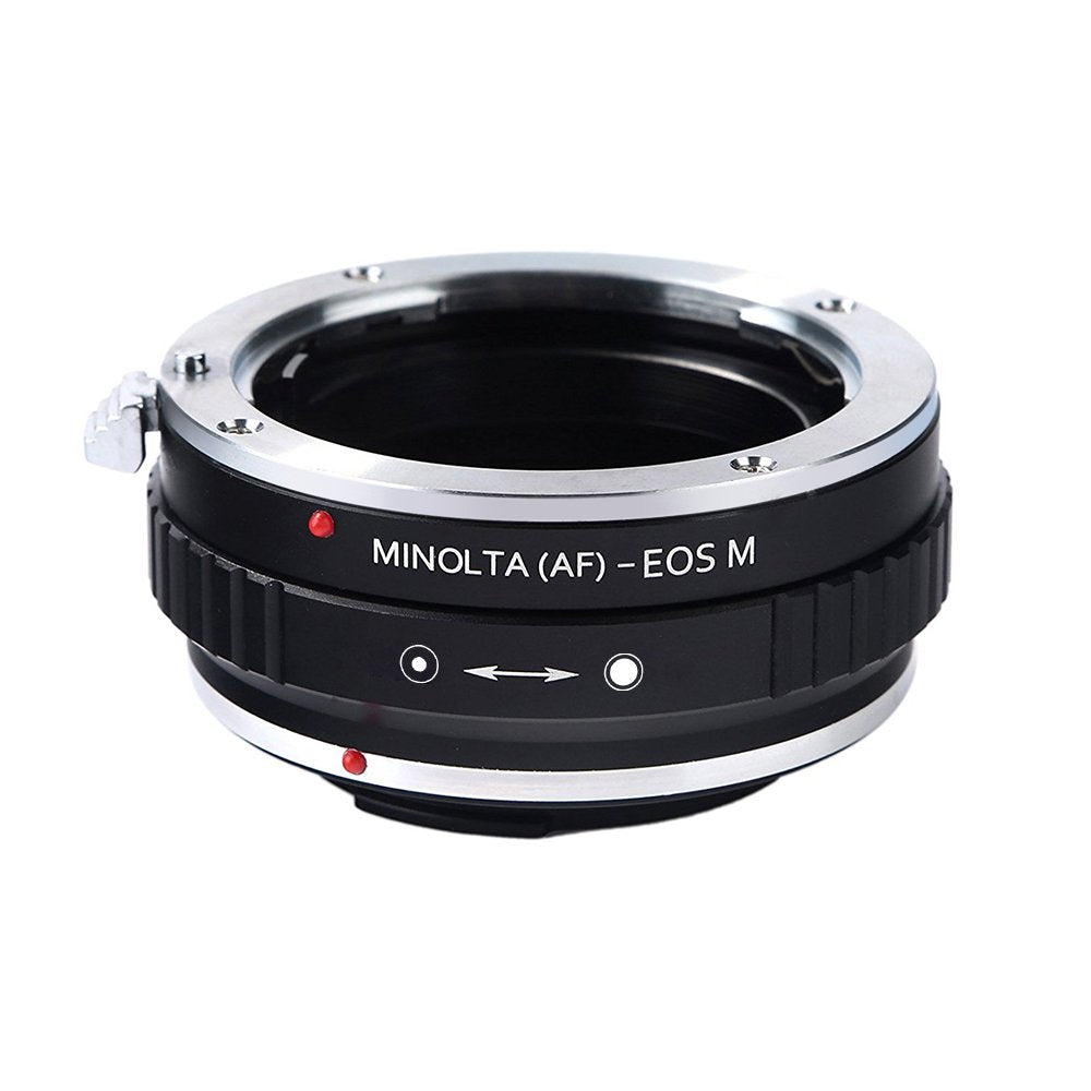 K&F Concept Minolta(AF) - EOS M Lens Adapter Lens Adapter Rings for Minolta(AF) Mount Lens Adapter Rings on Canon EOS M Mirrorless Camera