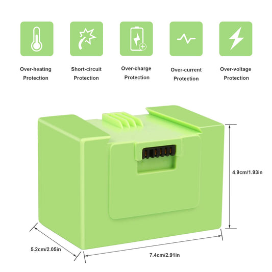 LabTEC 14.4V 4000mAh Replacement Battery for i7, Li-ion Battery for iRobot Roomba 7150 7550 3150 3550 4150 4552 i4 i4+ i3 i3+ i7158 i7550 i755020 4624864 ABL-D1 Vacuum Cleaner