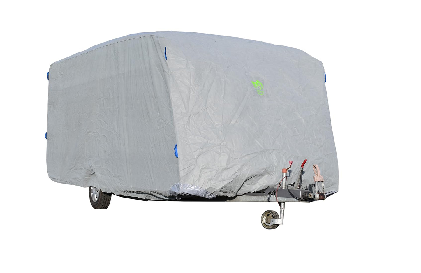GreenYard® cover for caravans or motorhomes camping cover | Protection against dust and moisture | water repellent and breathable | durable (XXL 730 x 250 x 220 cm)