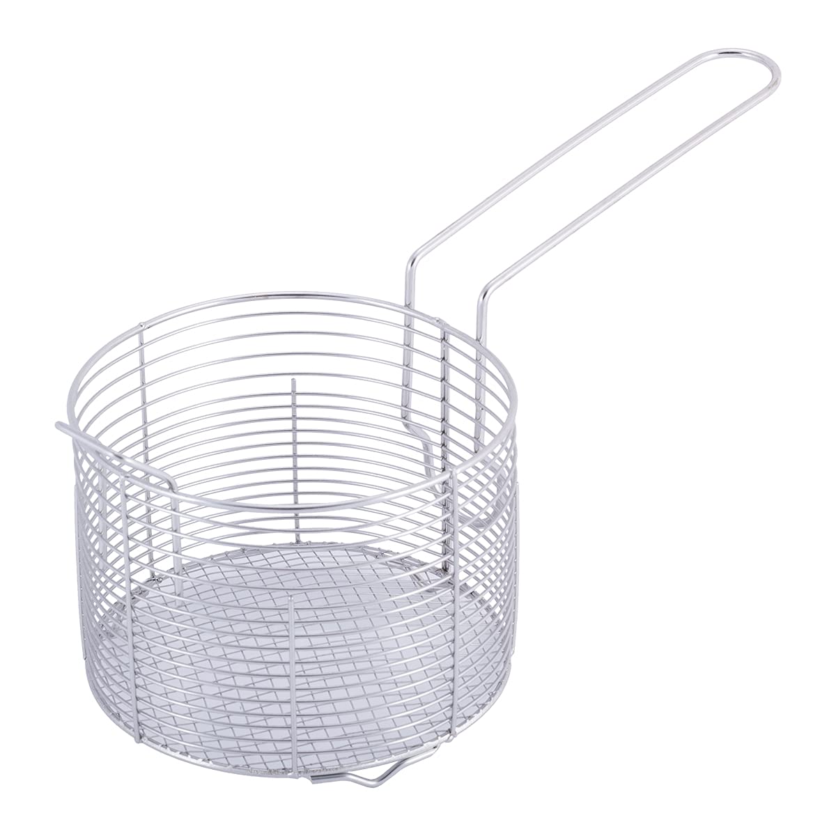 3.5L deep fryer pot with frying basket, suitable for induction cooking. Perfect for making French fries and tempura.