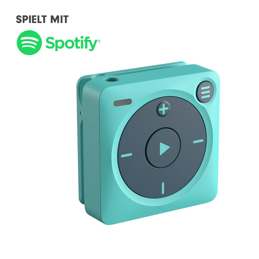 Mighty 3 Spotify & Amazon Music Player - Compatible with Bluetooth & wired headphones - Storage for over 1,000 songs - Screen-free music player - No phone required (Blue)
