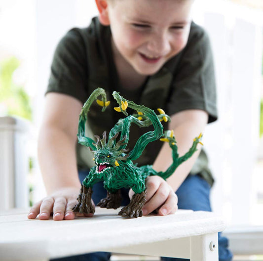 SCHLEICH ELDRADOR Creatures | Jungle Monster 70144 | ELDRADOR Monster figure with movable vines and rotating tail | great gift for kids | for ages 7 and up | 22 x 12 x 17 cm