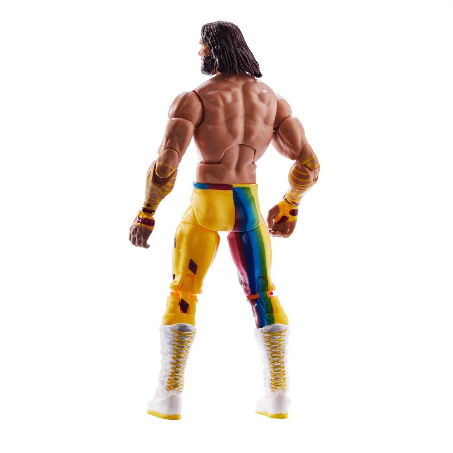 WWE HKP10 - Elite WrestleMania "Macho King" Randy Savage action figure, poseable WWE collector's item with accessories, toy gift for kids and fans ages 8 and up.