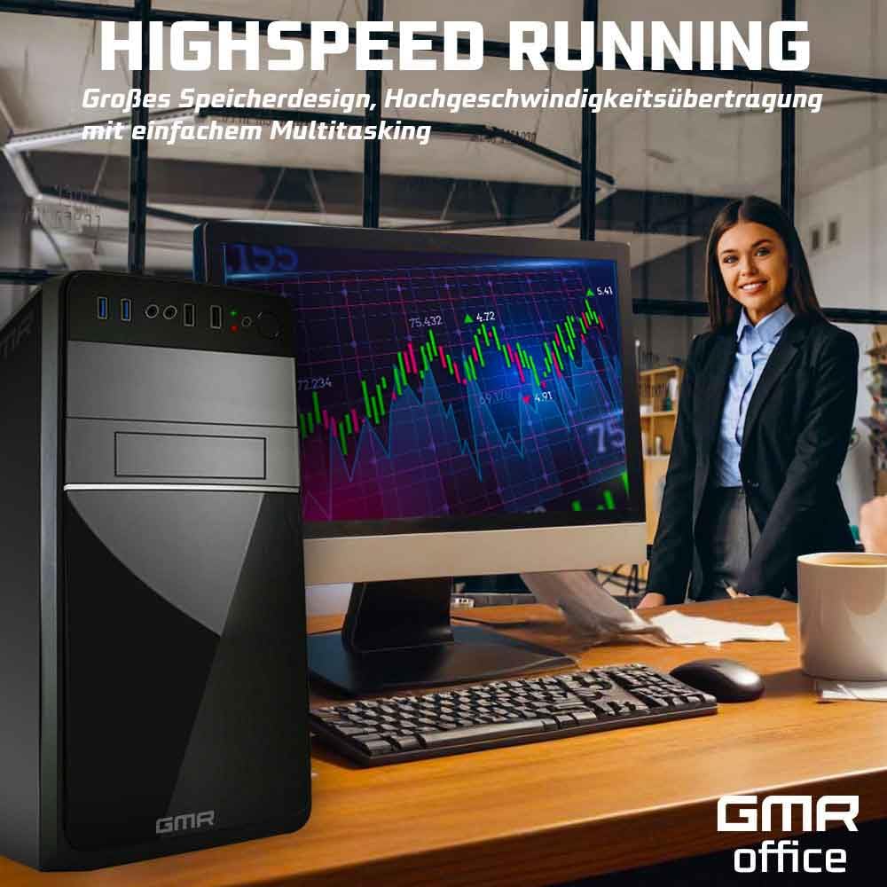 Intel i7 - Business Office Multimedia Computer with 3 years warranty! | 16GB RAM | 512GB SSD | USB3.0 | Windows 11 Prof. 64-Bit | WiFi 600 and Bluetooth 5