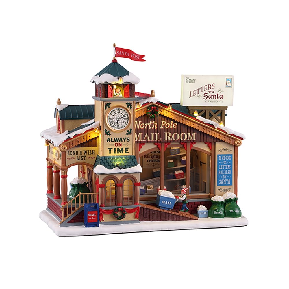 Lemax 15733-UK Santa's Wonderland Sights & Sounds: North Pole Mail Room