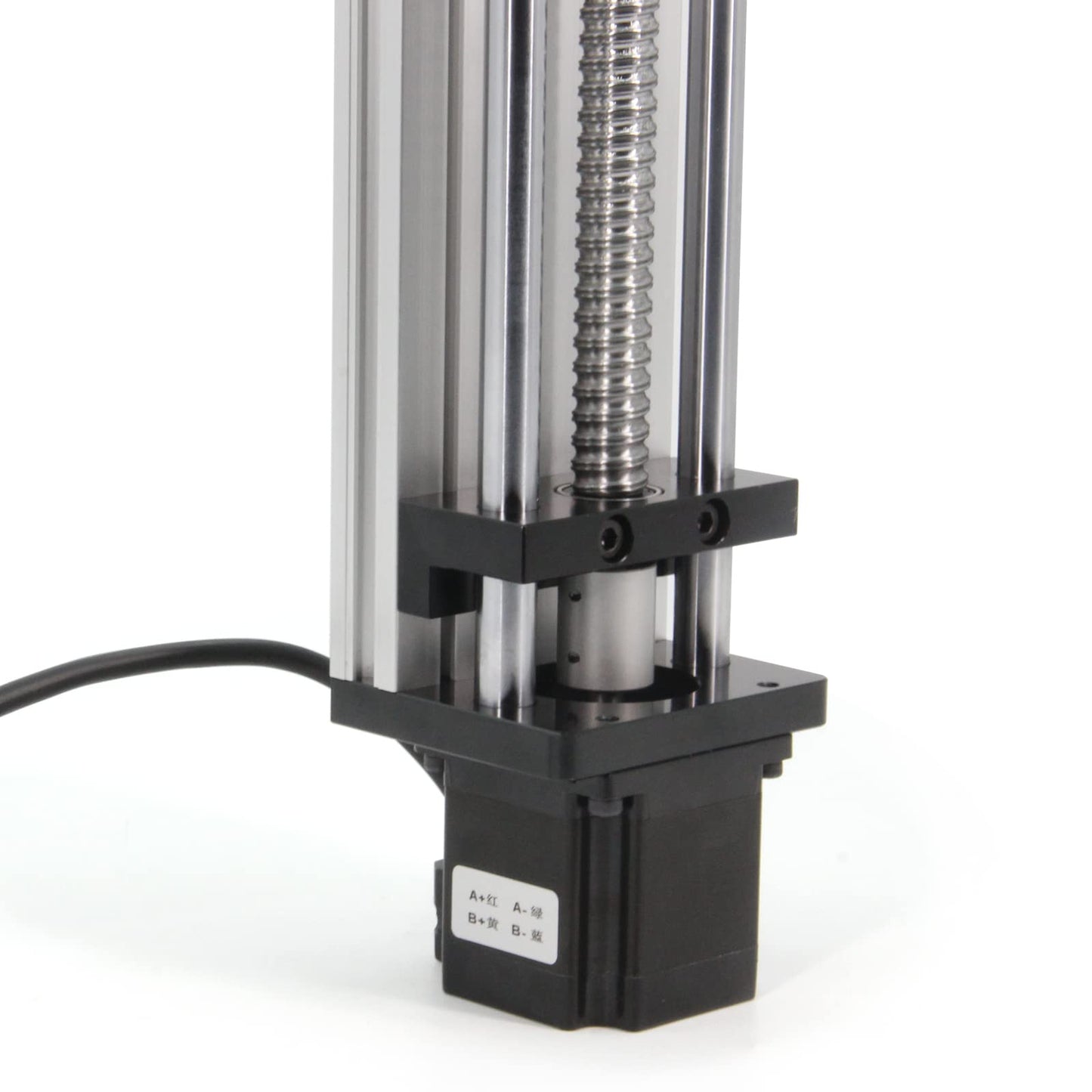 Befenybay 400mm effective travel length Double optical axis guide ball screw SFU1605 with NEMA23 stepper motor for DIY CNC mill parts X Y Z linear table actuator and 3D printer.