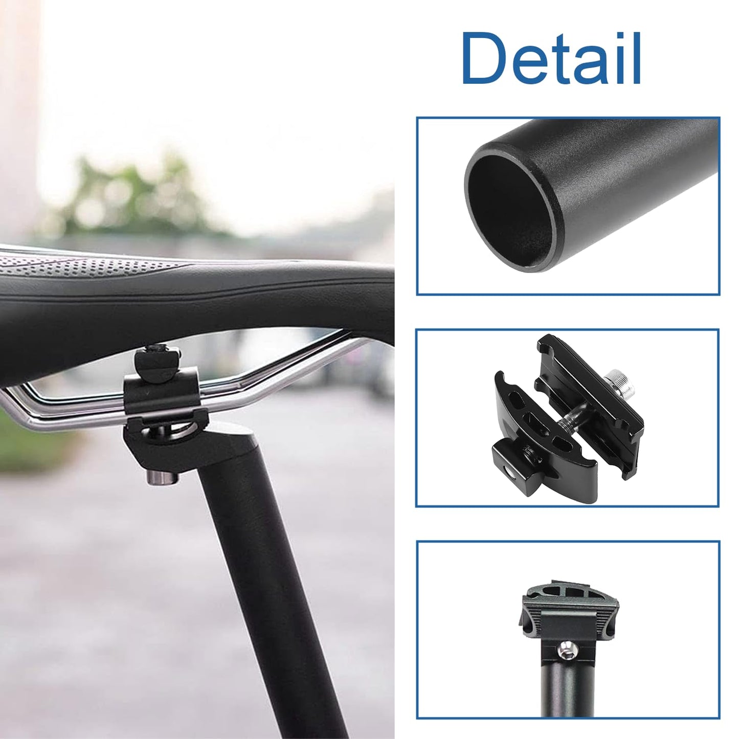 Bike seatpost 27.2 mm - Aluminum alloy seat post 450MM for bicycle Bike