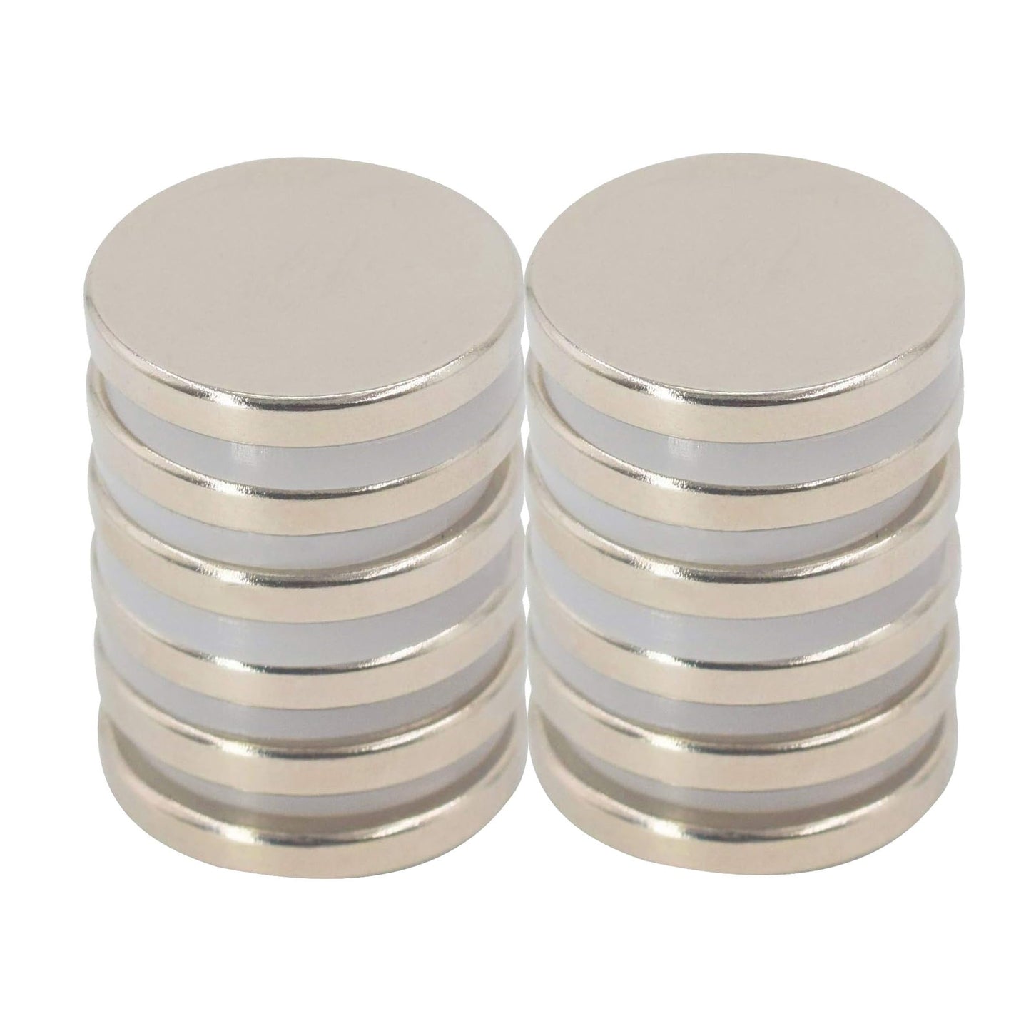 Magnetpro 12 Pieces Disc Magnets 6 KG Force 25 mm Diameter x 3 mm Thick