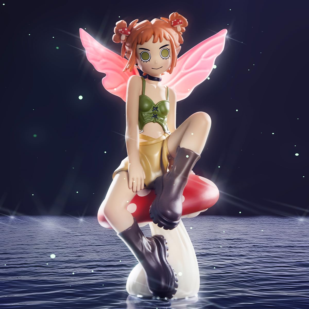POP MART Peach Riot Punk Fairy Series 3PC Action Figures Collectible Art Toy Collectibles Collection Toy Figures Gift
